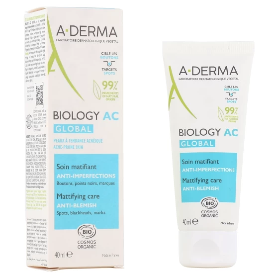 Aderma Biology AC Global Soin Matifiant Anti Imperfections 40Ml 3 Aderma Biology AC Global Soin Matifiant Anti Imperfections 40Ml