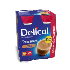 Délical Boisson Concentré Café 4x200Ml