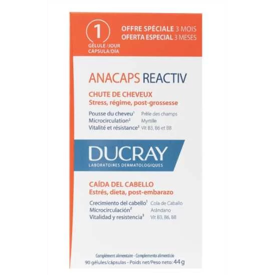 Ducray Anacaps Reactiv 90 Gélules 3 Ducray Anacaps Reactiv 90 Gélules