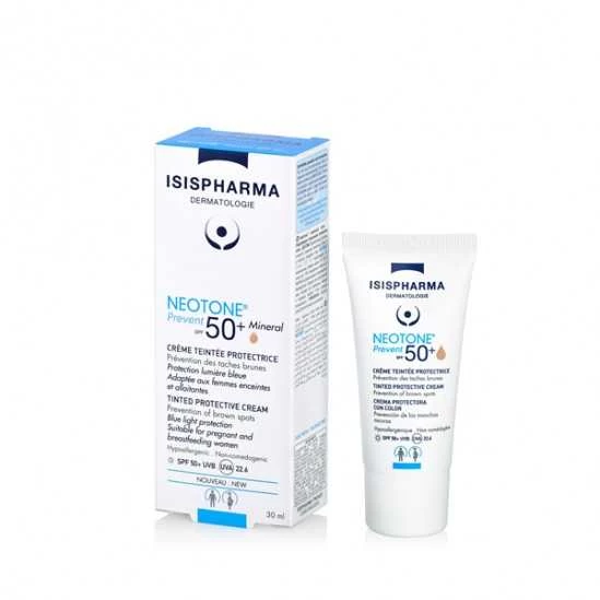 Isispharma Neotone Prevent Crème Teintée Protectrice Medium Spf50+ 30ml 3 Isispharma Neotone Prevent Crème Teintée Protectrice Medium Spf50+ 30ml