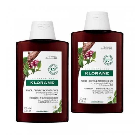 Klorane Shampoing Quinine Bio 2x400Ml 3 Klorane Shampoing Quinine Bio 2x400Ml