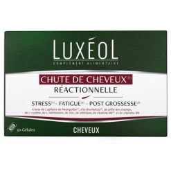 Luxeol Chute De Cheveux Réactionnelle 30 Gélules