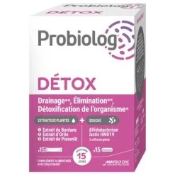 Probiolog Detox 15 Sticks Et 15 Gélules